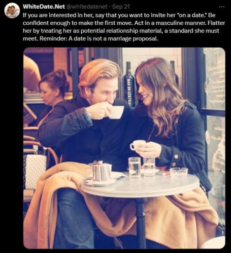 white people dating white people