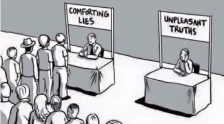 cartoon-comforting-lies-vs-uncomfortable-truths